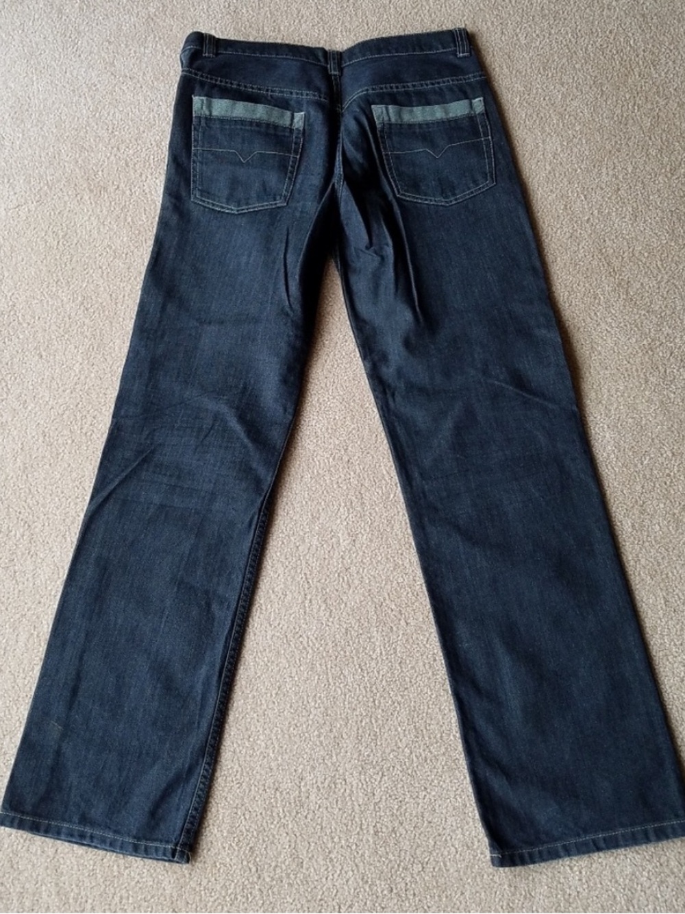 Boys Debenhams Dark Wash Straight Jeans Size 15 from England NEW